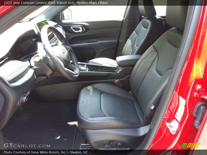 Front Seat of 2022 Compass Limited (Red) Edition 4x4