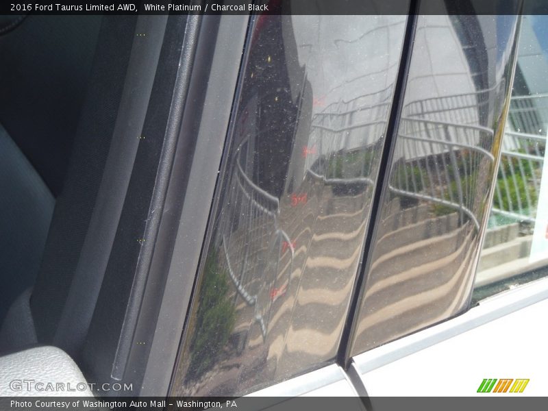 White Platinum / Charcoal Black 2016 Ford Taurus Limited AWD