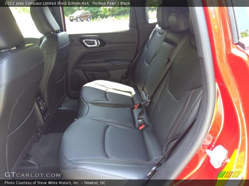 Rear Seat of 2022 Compass Limited (Red) Edition 4x4