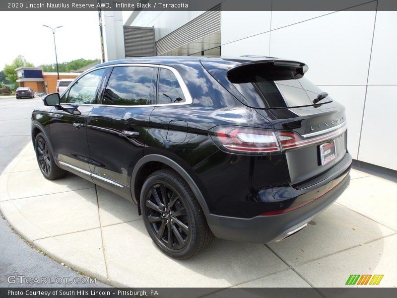 Infinite Black / Terracotta 2020 Lincoln Nautilus Reserve AWD