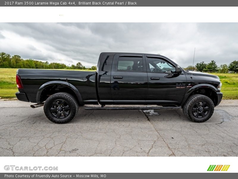  2017 3500 Laramie Mega Cab 4x4 Brilliant Black Crystal Pearl