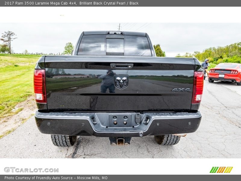 Brilliant Black Crystal Pearl / Black 2017 Ram 3500 Laramie Mega Cab 4x4