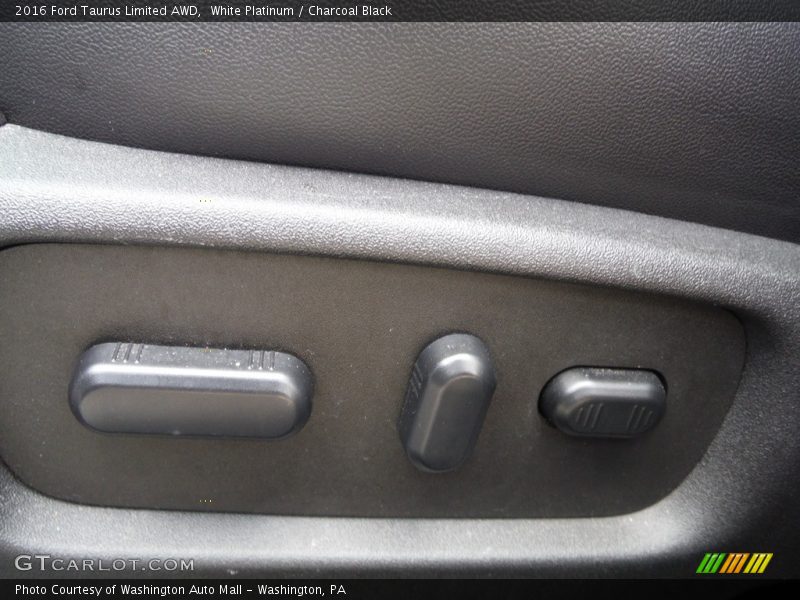 White Platinum / Charcoal Black 2016 Ford Taurus Limited AWD