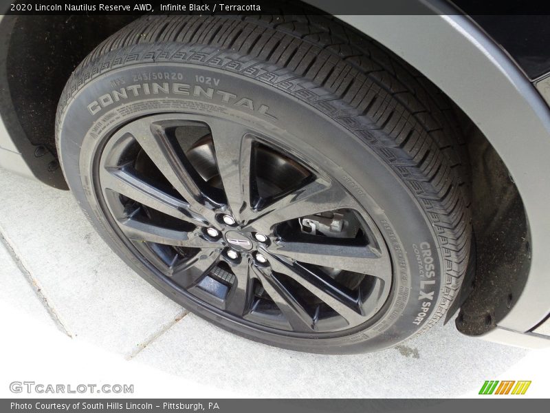 Infinite Black / Terracotta 2020 Lincoln Nautilus Reserve AWD