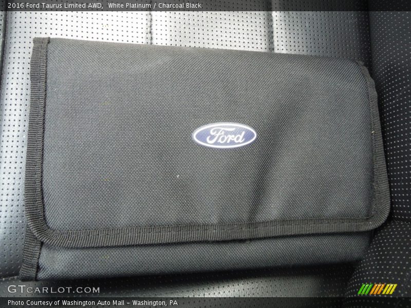 White Platinum / Charcoal Black 2016 Ford Taurus Limited AWD