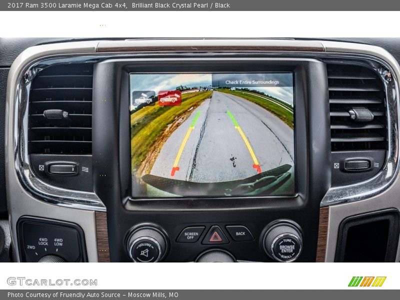 Brilliant Black Crystal Pearl / Black 2017 Ram 3500 Laramie Mega Cab 4x4