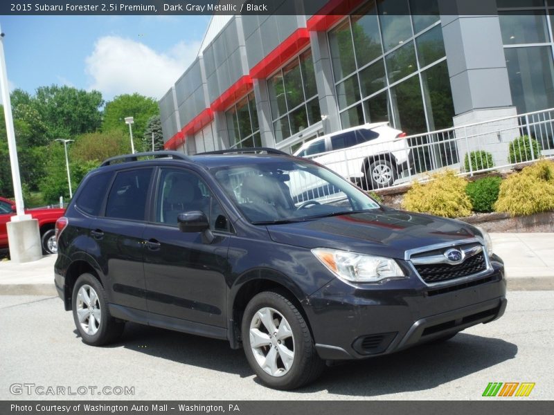 Dark Gray Metallic / Black 2015 Subaru Forester 2.5i Premium
