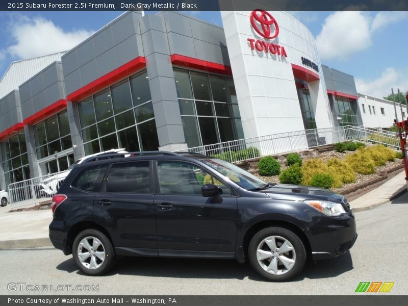 Dark Gray Metallic / Black 2015 Subaru Forester 2.5i Premium