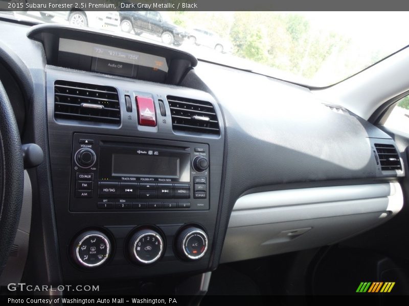 Dark Gray Metallic / Black 2015 Subaru Forester 2.5i Premium