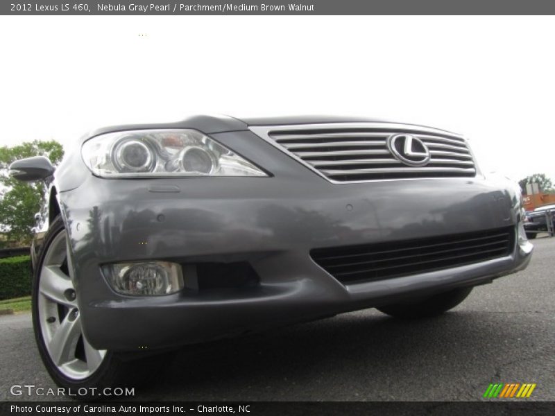 Nebula Gray Pearl / Parchment/Medium Brown Walnut 2012 Lexus LS 460