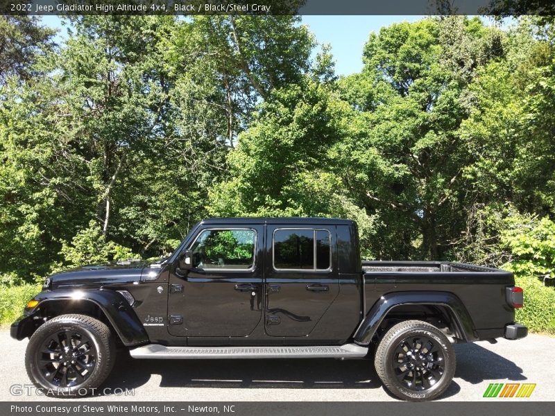 Black / Black/Steel Gray 2022 Jeep Gladiator High Altitude 4x4