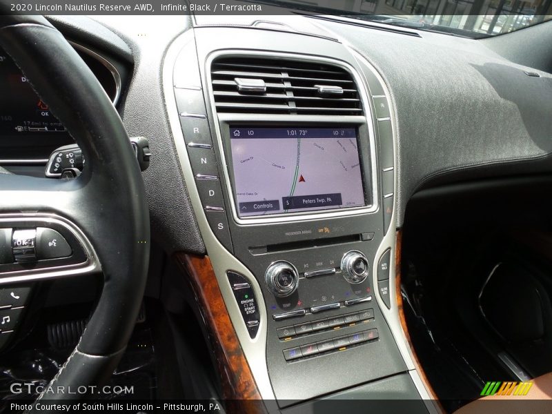 Infinite Black / Terracotta 2020 Lincoln Nautilus Reserve AWD