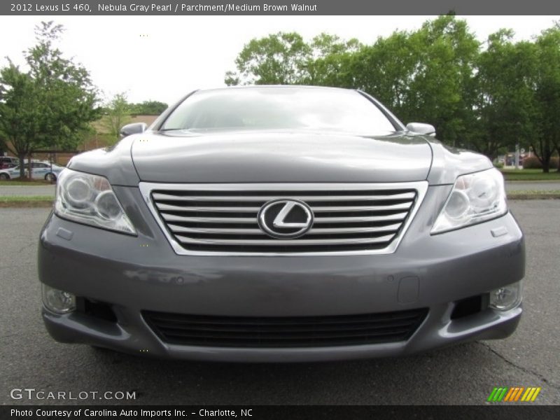 Nebula Gray Pearl / Parchment/Medium Brown Walnut 2012 Lexus LS 460