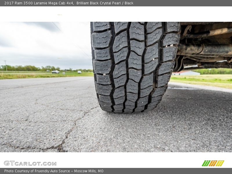 Brilliant Black Crystal Pearl / Black 2017 Ram 3500 Laramie Mega Cab 4x4