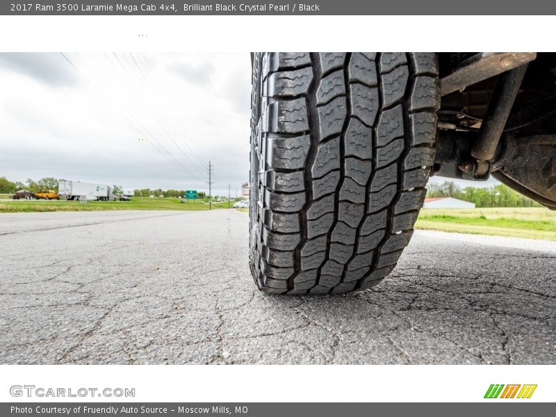 Brilliant Black Crystal Pearl / Black 2017 Ram 3500 Laramie Mega Cab 4x4
