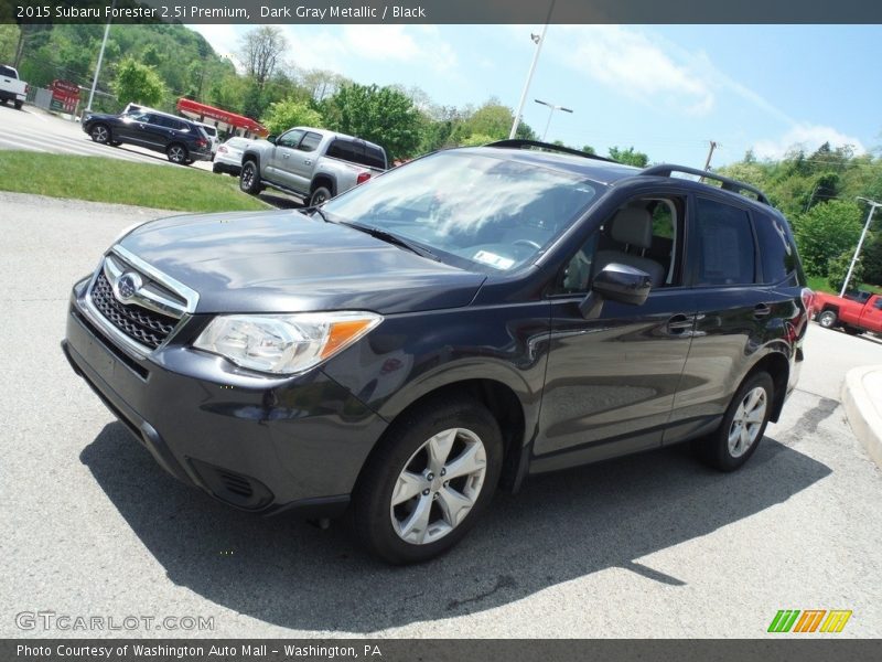 Dark Gray Metallic / Black 2015 Subaru Forester 2.5i Premium