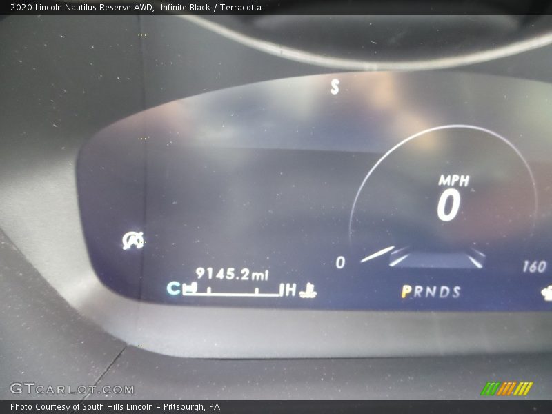 Infinite Black / Terracotta 2020 Lincoln Nautilus Reserve AWD