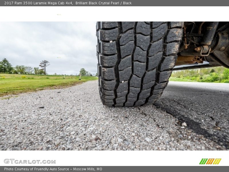 Brilliant Black Crystal Pearl / Black 2017 Ram 3500 Laramie Mega Cab 4x4