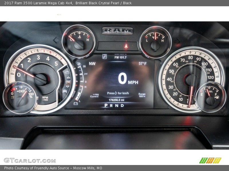  2017 3500 Laramie Mega Cab 4x4 Laramie Mega Cab 4x4 Gauges