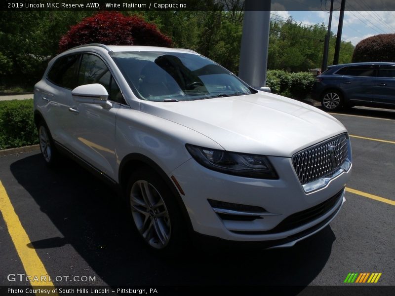White Platinum / Cappuccino 2019 Lincoln MKC Reserve AWD