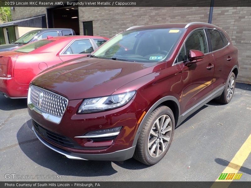 Burgundy Velvet Metallic / Cappuccino 2019 Lincoln MKC Reserve AWD