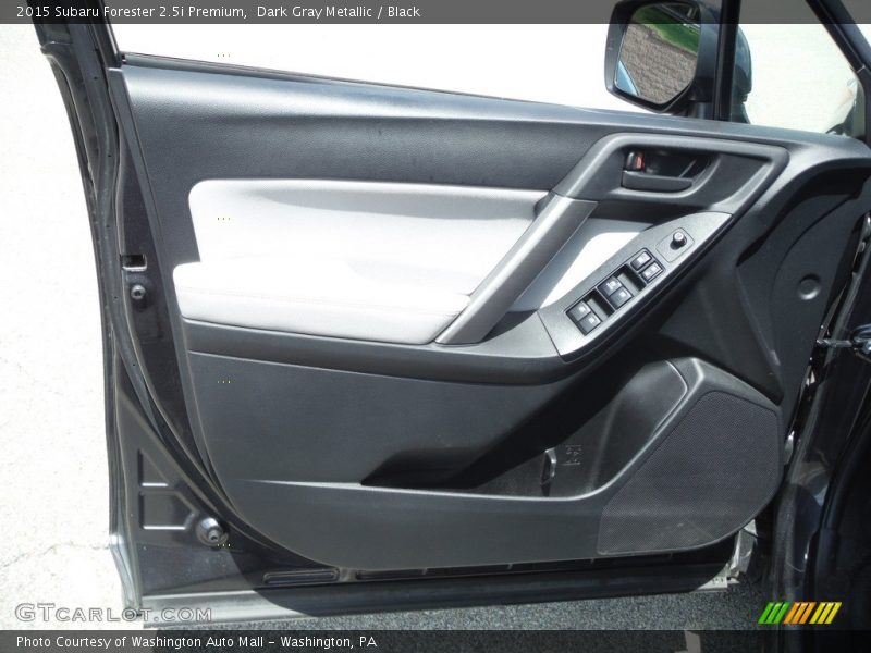 Dark Gray Metallic / Black 2015 Subaru Forester 2.5i Premium