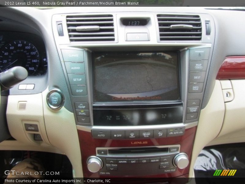 Nebula Gray Pearl / Parchment/Medium Brown Walnut 2012 Lexus LS 460