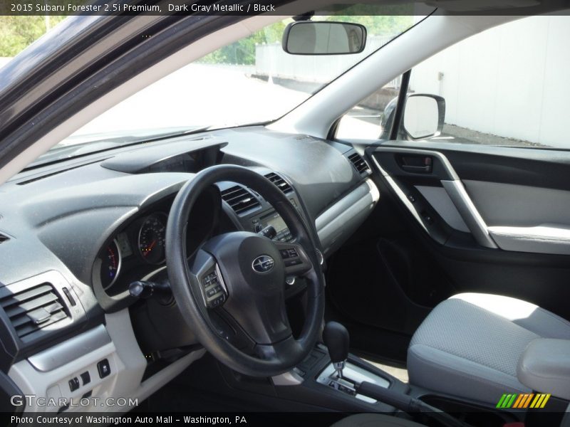 Dark Gray Metallic / Black 2015 Subaru Forester 2.5i Premium