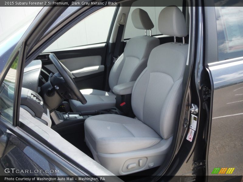 Dark Gray Metallic / Black 2015 Subaru Forester 2.5i Premium