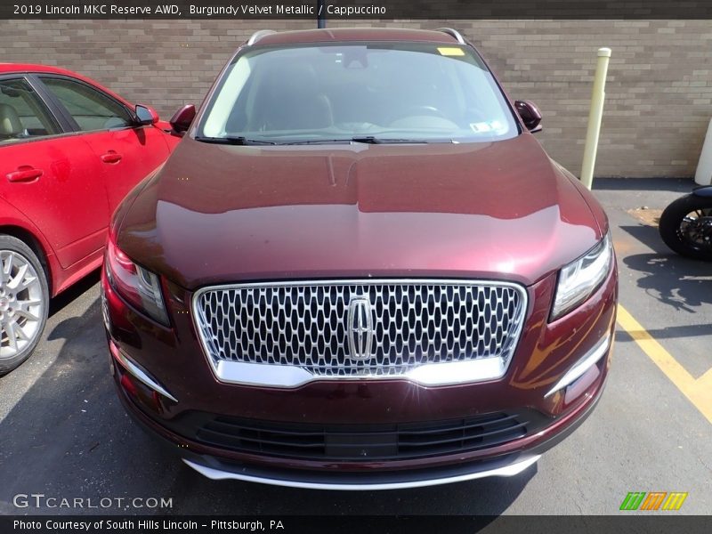 Burgundy Velvet Metallic / Cappuccino 2019 Lincoln MKC Reserve AWD