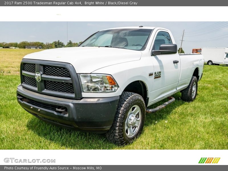 Bright White / Black/Diesel Gray 2017 Ram 2500 Tradesman Regular Cab 4x4