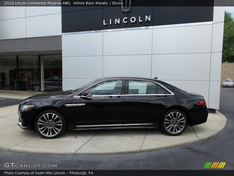  2019 Continental Reserve AWD Infinite Black Metallic