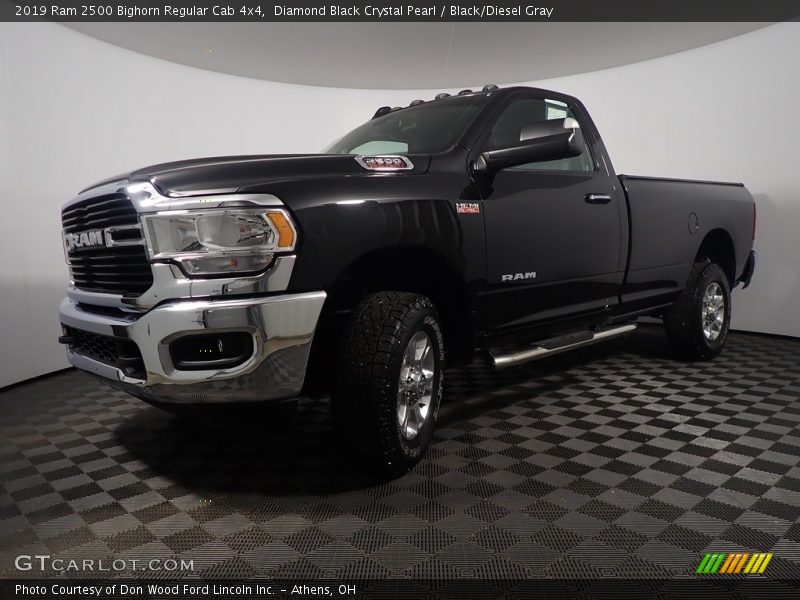 Diamond Black Crystal Pearl / Black/Diesel Gray 2019 Ram 2500 Bighorn Regular Cab 4x4