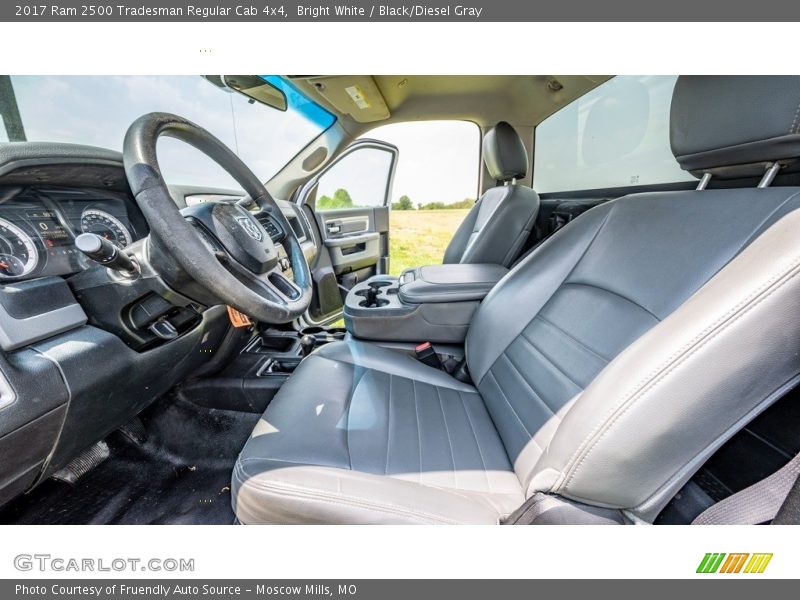 Front Seat of 2017 2500 Tradesman Regular Cab 4x4