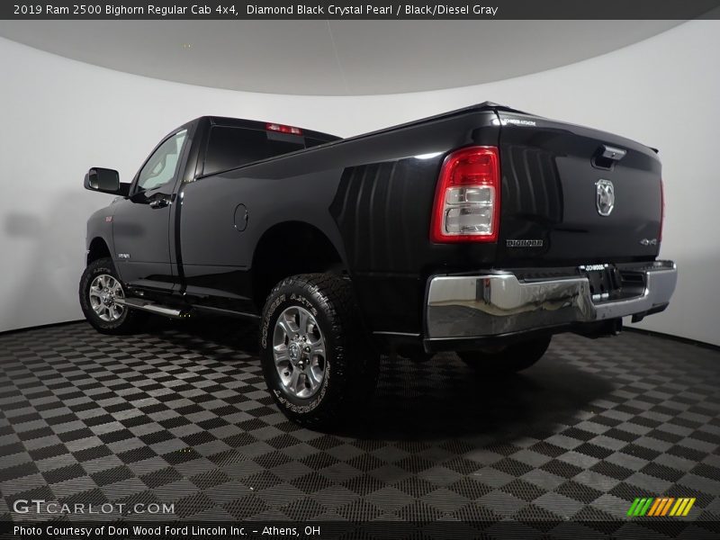 Diamond Black Crystal Pearl / Black/Diesel Gray 2019 Ram 2500 Bighorn Regular Cab 4x4