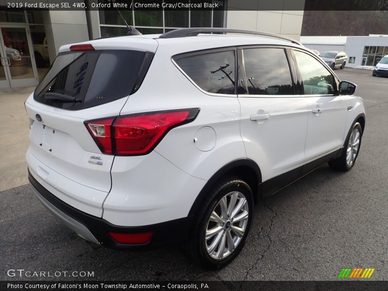 Oxford White / Chromite Gray/Charcoal Black 2019 Ford Escape SEL 4WD