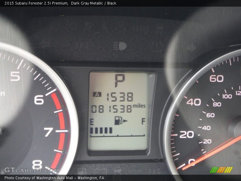 Dark Gray Metallic / Black 2015 Subaru Forester 2.5i Premium