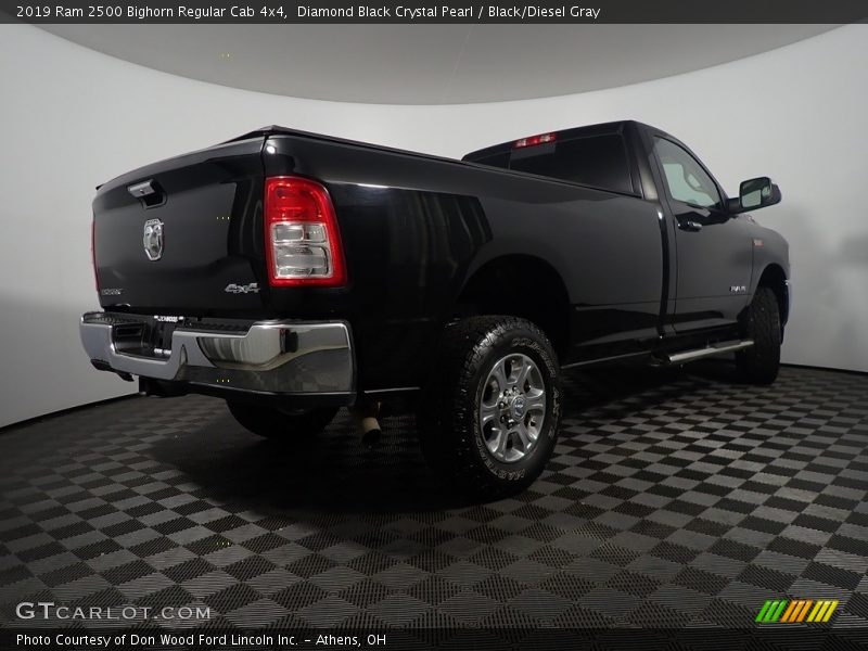 Diamond Black Crystal Pearl / Black/Diesel Gray 2019 Ram 2500 Bighorn Regular Cab 4x4