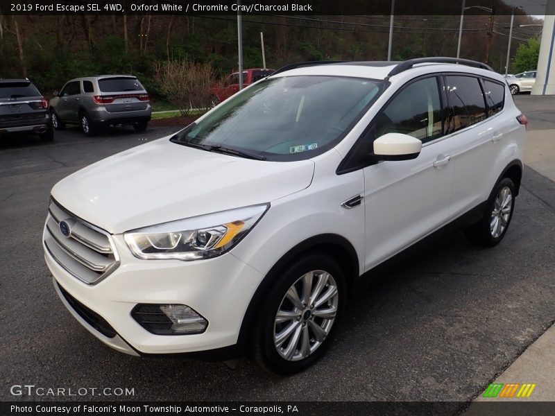 Oxford White / Chromite Gray/Charcoal Black 2019 Ford Escape SEL 4WD