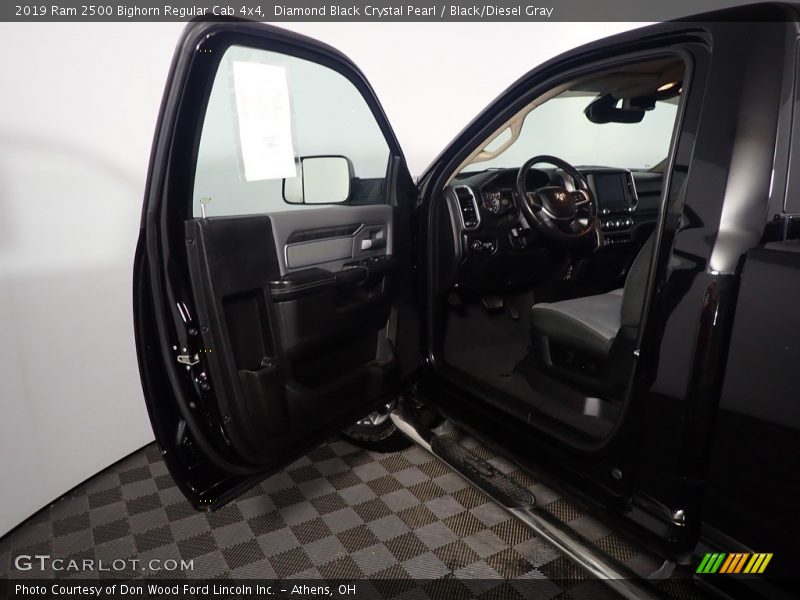 Diamond Black Crystal Pearl / Black/Diesel Gray 2019 Ram 2500 Bighorn Regular Cab 4x4