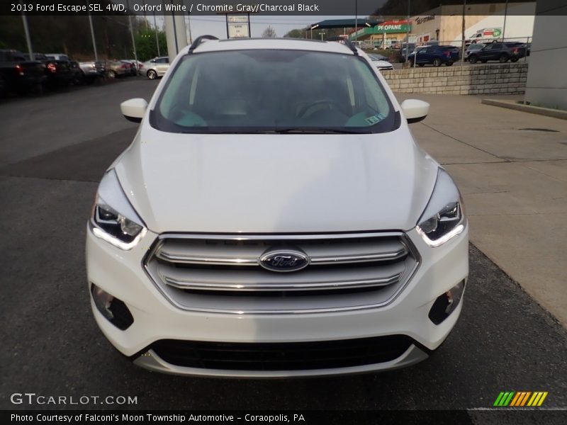 Oxford White / Chromite Gray/Charcoal Black 2019 Ford Escape SEL 4WD