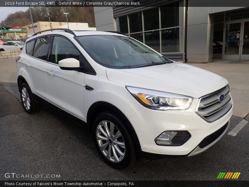 Oxford White / Chromite Gray/Charcoal Black 2019 Ford Escape SEL 4WD