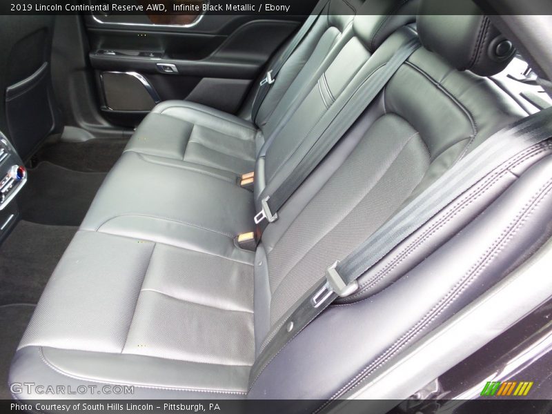 Rear Seat of 2019 Continental Reserve AWD