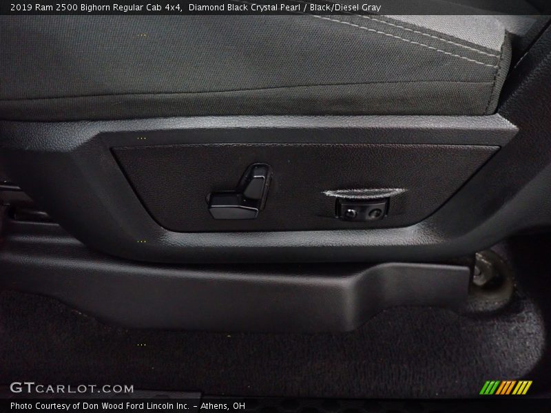 Diamond Black Crystal Pearl / Black/Diesel Gray 2019 Ram 2500 Bighorn Regular Cab 4x4