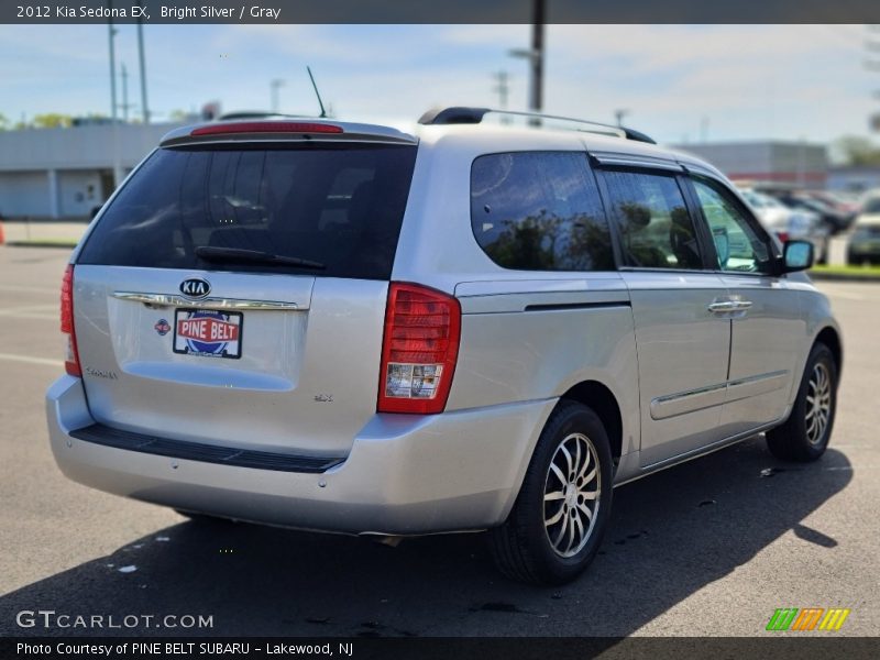 Bright Silver / Gray 2012 Kia Sedona EX