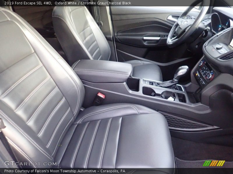 Oxford White / Chromite Gray/Charcoal Black 2019 Ford Escape SEL 4WD