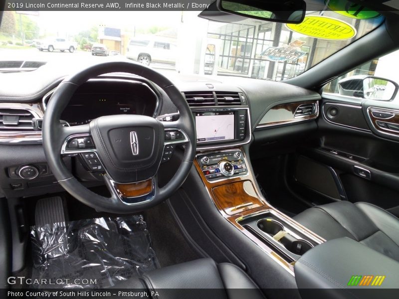 Front Seat of 2019 Continental Reserve AWD