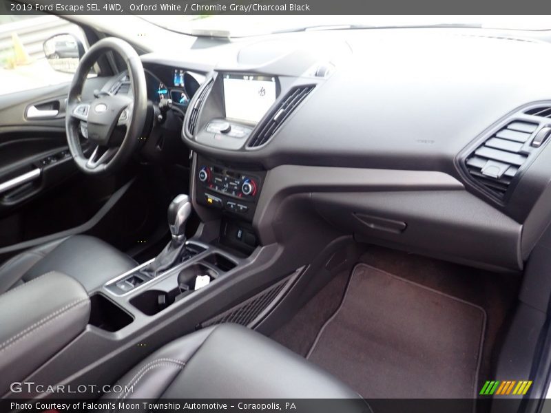 Oxford White / Chromite Gray/Charcoal Black 2019 Ford Escape SEL 4WD
