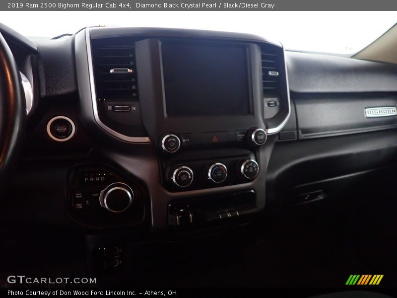 Diamond Black Crystal Pearl / Black/Diesel Gray 2019 Ram 2500 Bighorn Regular Cab 4x4