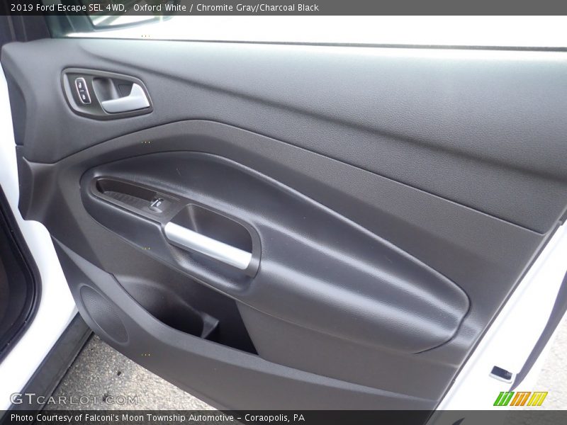Oxford White / Chromite Gray/Charcoal Black 2019 Ford Escape SEL 4WD
